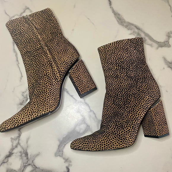 Alexander Wang Cheetah/Leopard Print Boots - Picture 1 of 10